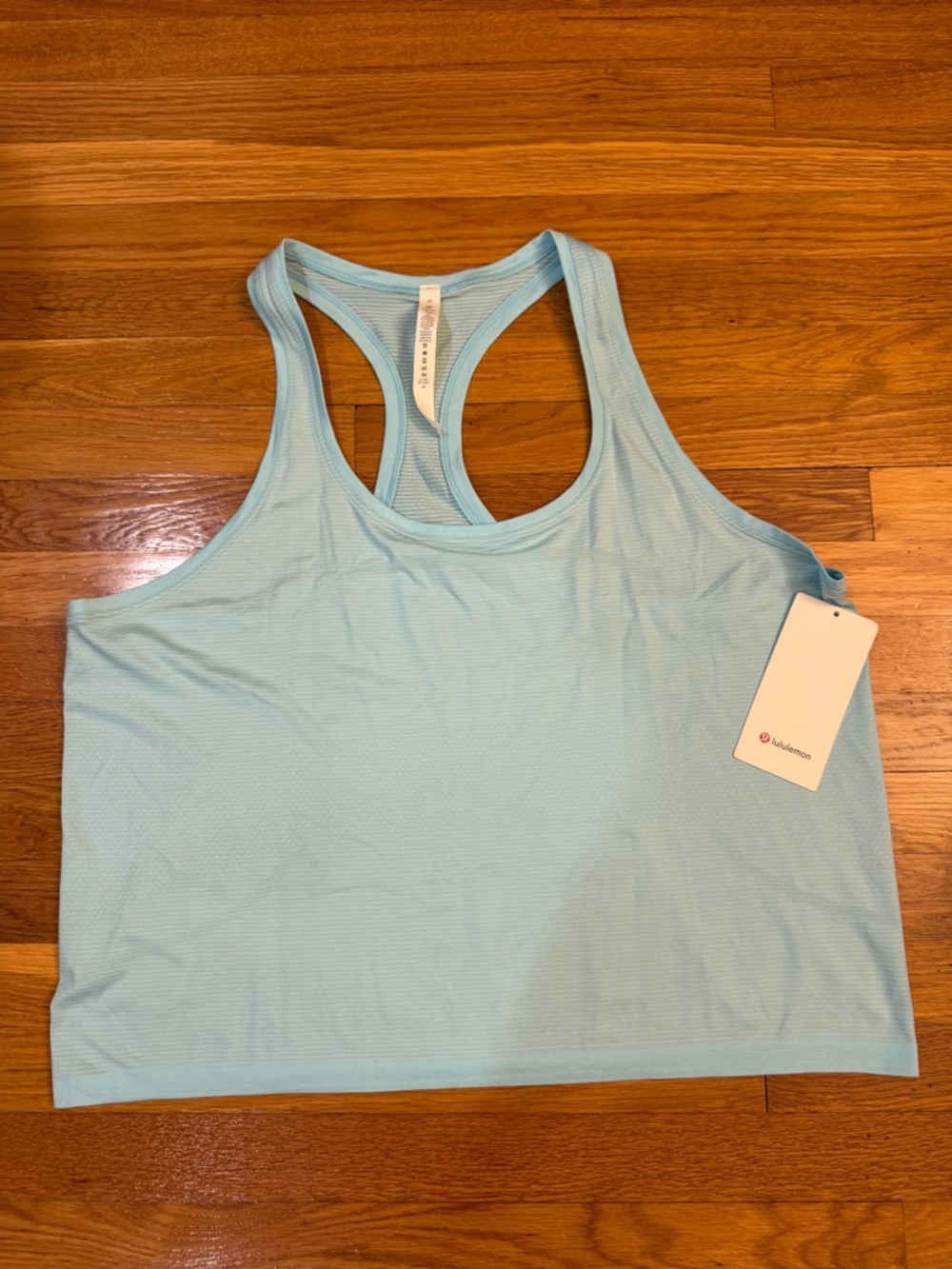 Lululemon Swiftly Tech Racerback 2.0 *Race Length Icing Blue - Size 20 NWT - Picture 8 of 8